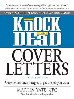 cover image of Knock Em Dead Cover Letters